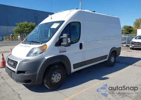 2019 Ram Promaster 2500 High Roof 136 Wb from USA, damaged, VIN 3C6TRVCG2KE520310